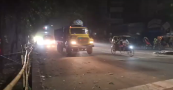 দিনভর উত্তেজনার পর ধানমন্ডিতে পরিস্থিতি স্বাভাবিক