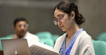 ভিভিআইপি লাউঞ্জে বসে সংসদ অধিবেশন দেখলেন জাইমা রহমান