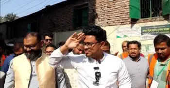 ঢাকা-১৪ব্যারিস্টার আরমানের পক্ষে প্রচারণায় সাদিক কায়েম