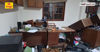 ধানমন্ডিতে ছায়ানটে ভাঙচুরের পর সবশেষ অবস্থা