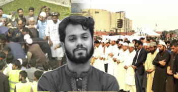 লাখো মানুষের অশ্রুতে বিদায়, নজরুলের পাশে চিরনিদ্রায় ওসমান হাদি