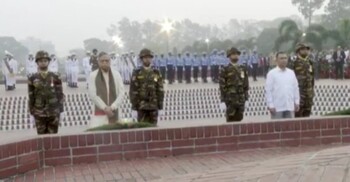 স্বাধীনতা দিবসে জাতীয় স্মৃতিসৌধে রাষ্ট্রপতি ও প্রধানমন্ত্রীর শ্রদ্ধা