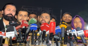 হাদীর স্বাস্থ্যের সবশেষ পরিস্থিতি নিয়ে ইনকিলাব মঞ্চের জরুরি সংবাদ সম্মেলন