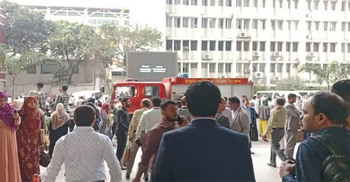 Fire at Secretariat doused shortly