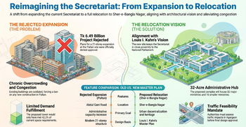 Secretariat relocation plan reshaped with traffic management focus