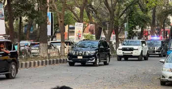 সচিবালয় থেকে গুলশানের বাসভবনের পথে প্রধানমন্ত্রী তারেক রহমান