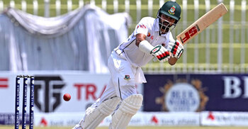 Shadman overcomes testing morning session to score fifty