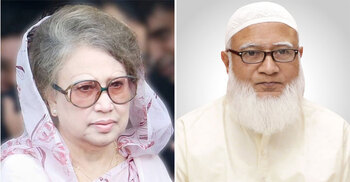 Jamaat chief meets Khaleda Zia in London