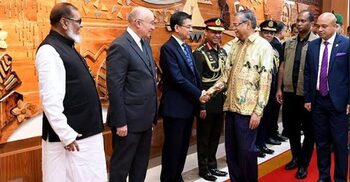 President leaves for Singapore for treatment