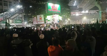 Sit-in continues at Shahbagh demanding justice for Hadi
