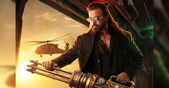 হেলিকপ্টার, রোদচশমা আর অ্যাকশন লুক, ‘প্রিন্স’ হয়ে ফিরছেন শাকিব