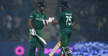 Shakib, Shanto snap Bangladesh’s losing streak in World Cup