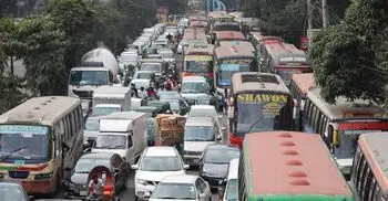 Grand rally collapses Dhaka traffic system