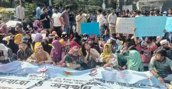 দা‌বি আদায় না হ‌ওয়া পর্যন্ত আন্দোলনের ঘোষণা ৭ কলেজ শিক্ষার্থীদের