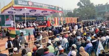 শেরপুরে জামায়াতের জনসভা শুরু
