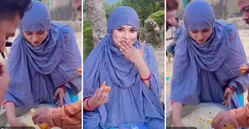 বান্দরবানে মুড়ি খাচ্ছেন শিলা