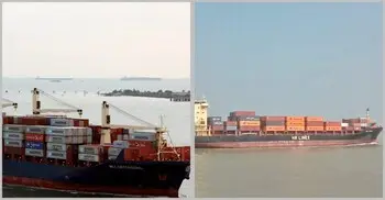বহির্নোঙর থেকে দুর্ঘটনাকবলিত জাহাজ দুটি আনা হলো জেটিতে