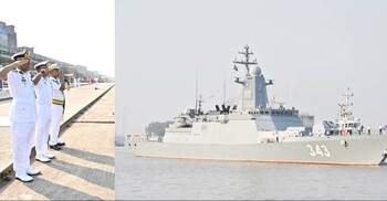 রুশ নৌবাহিনীর দুই জাহাজ ভিড়েছে চট্টগ্রাম বন্দরে