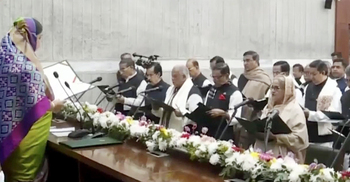 Newly-elected MPs sworn in