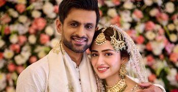 Shoaib Malik ties the knot with actress Sana Javed