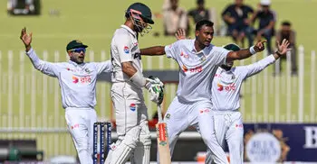 Saud Shakeel, Saim Ayub help Pakistan redeem the first day