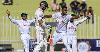 Bangladesh dominates early in Rawalpindi test