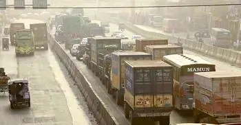 নির্বাচন ঘিরে গাড়ির চাপ, ঢাকা-চট্টগ্রাম মহাসড়কে ৯ কিলোমিটার যানজট