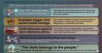 Scandal-hungry officials leave new govt red-faced