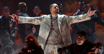 Will Smith debuts new song in fiery performance at the BET Awards