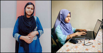 ১৯ বছর বয়সেই সফল ফ্রিল্যান্সার স্নিগ্ধা