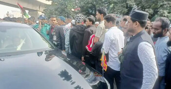 Sri Lanka FM stuck in traffic amid Khaleda’s funeral crowds