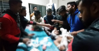 স্ত্রীকে মারধর করায় যুবককে কুপিয়ে জখম