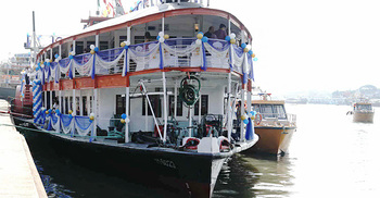 উদ্বোধন হলো শতবর্ষী প্যাডেল স্টিমার ‘পি এস মাহসুদ’