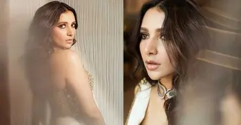 স্ট্র্যাপলেস ব্লাউজে লাস্যময়ী শুভশ্রী