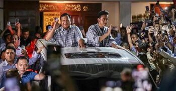 Subianto claims victory in Indonesian presidential election