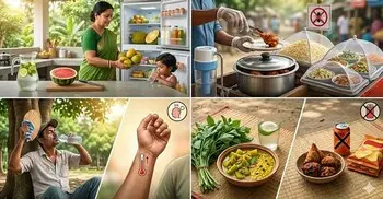 গরমে খাবার সতর্কতা ও স্বাস্থ্য পরামর্শ