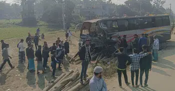 সিলেটে তিন বাসের সংঘর্ষে নিহত ২, আহত ১২