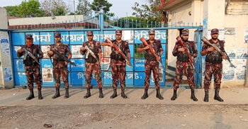 সিলেটে তেলের ডিপোর নিরাপত্তায় বিজিবি