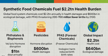 Synthetic food chemicals driving $2.2 trillion global health crisis