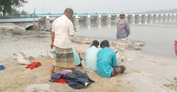 তিস্তায় পানি নেই, আকাল মাঝিদের