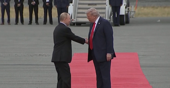 Trump, Putin shake hands ahead of high-stakes talks