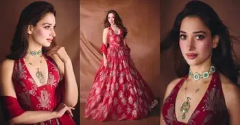 আরাম আর গ্ল্যামারে তামান্নার নজরকাড়া লুক