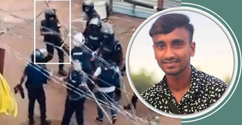 পুলিশের গুলিতে ‘নিহত’ হৃদয়ের মরদেহ খুঁজে ফিরছে পরিবার