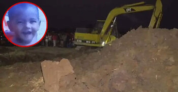 Tanore prays as toddler still lies trapped in borehole