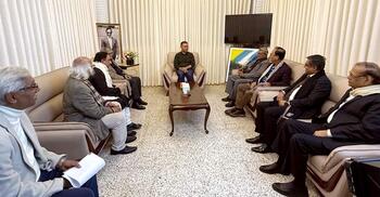 তারেক রহমানের সঙ্গে হিন্দু-বৌদ্ধ-খ্রিষ্টান ঐক্য পরিষদের সাক্ষাৎ