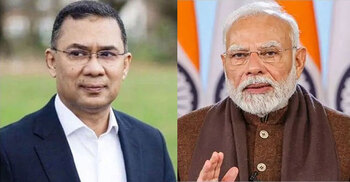 দুই দেশের সম্পর্ক সমৃদ্ধ হবে তারেক রহমানের নেতৃত্বে, আশা মোদীর