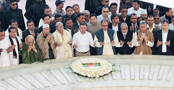 Tarique pays homage to Zia with emotion, tears