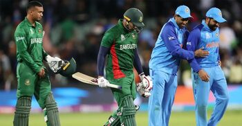 Bangladesh taste 50-run defeat to India in T20WC Super 8 clash