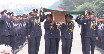 Pilot Tauqir’s first namaz-e-janaza held in Kurmitola