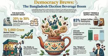 Votes, voices, and steaming cups: Tea, coffee sales perk up